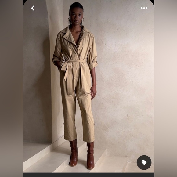 Banana Republic Poplin Jumpsuit - Picture 1 of 5